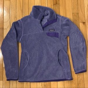Patagonia Re-Tool Snap-T® Fleece Pullover (Purple)
